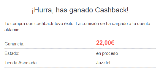 Aklamio te da 22€ si contratas Jazztel jazztel
