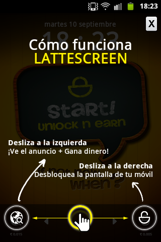 Ganar dinero fácil lattescreen1