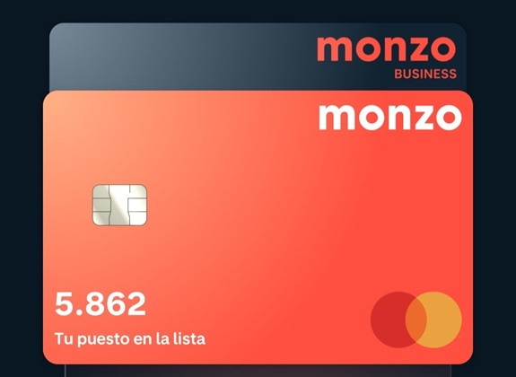 Mi posición en Monzo