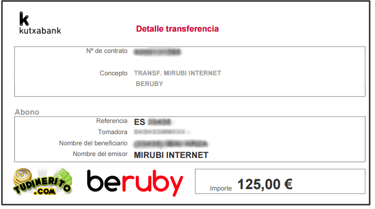 Mirubi Internet es la empresa de Beruby pago marzo3