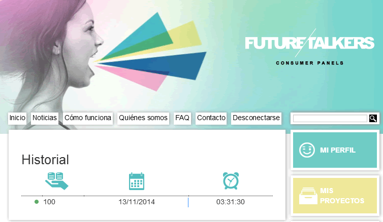 Mi cuenta en Future Talkers mi-cuenta