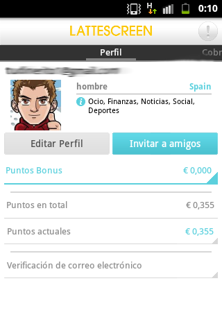 LatteScreen mi-cuenta
