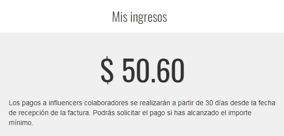 Mis ingresos en SocialPubli Mis ingresos