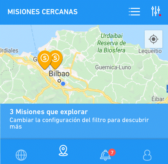 Misiones que ahora mismo me salen cerca de Bilbao misiones cercanas