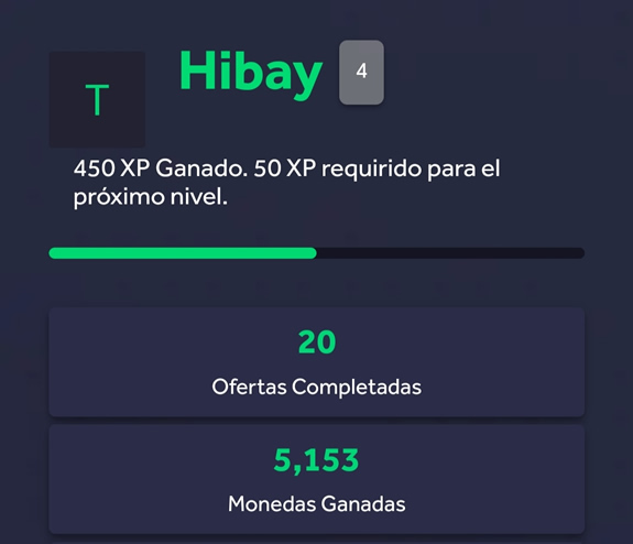 Ofertas completadas