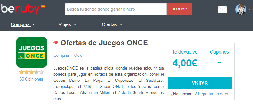 4&euro; cashback