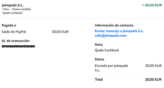 Pago 20 euros