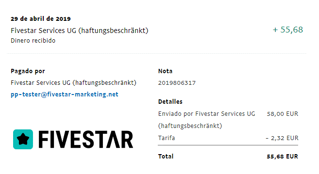 pago fivestar