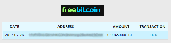 Mi primer pago Freebitcoin