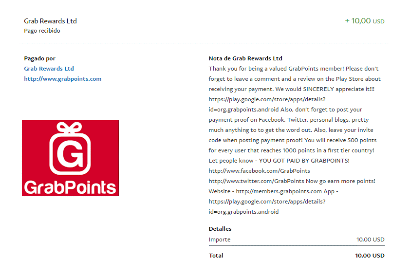 pago grabpoints