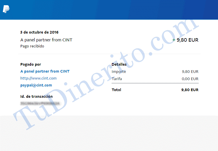 Comprobante de paypal del pago de Future Talkers (10€) pago-paypal2