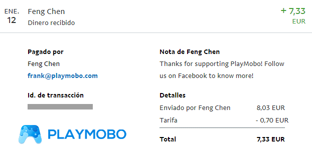 pago PlayMobo