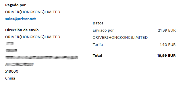 prueba de pago