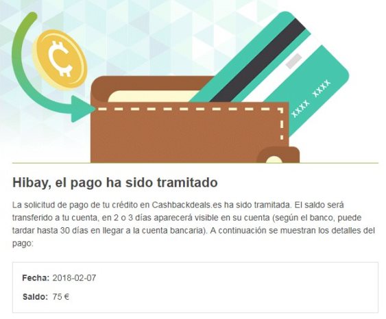 Pago tramitado