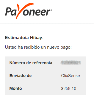 payoneer pago