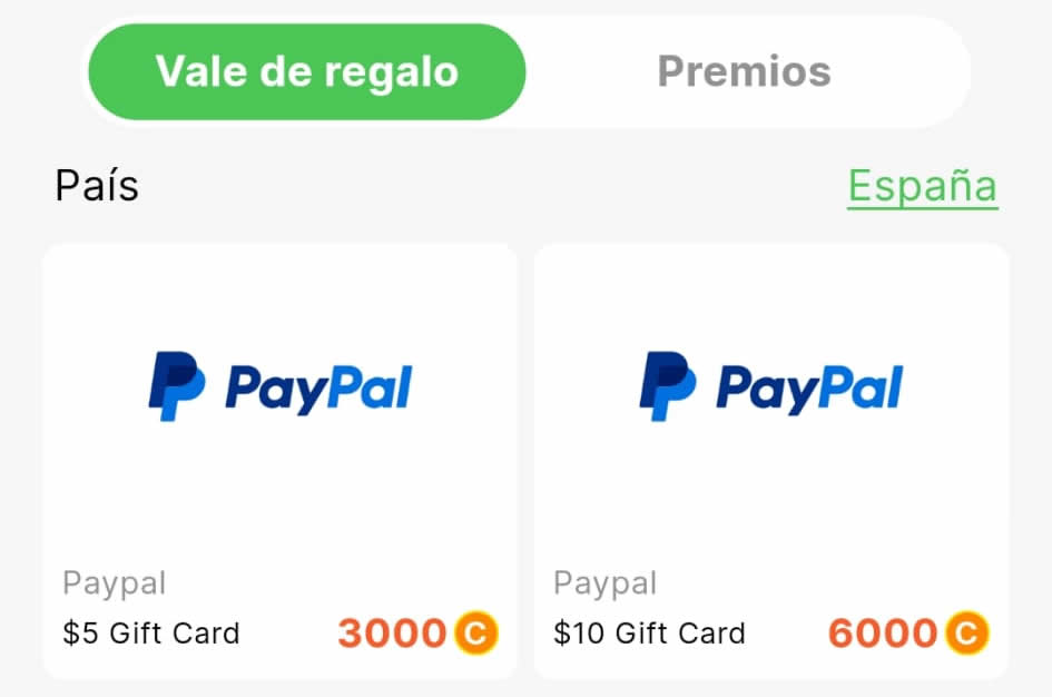 Premio de 5$ por PayPal en Walk Task
