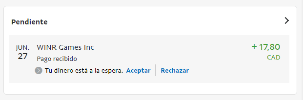 pendiente