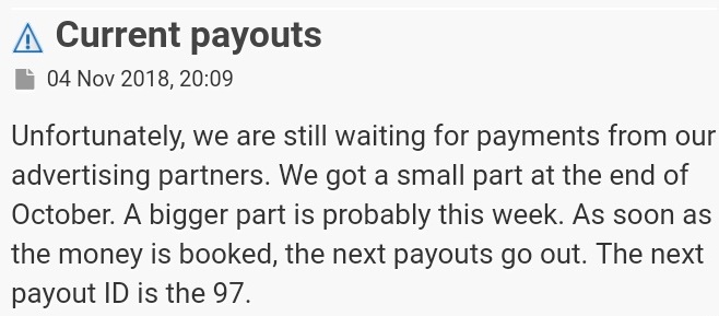 El mensaje que nos ha roto todos los esquemas... current payouts