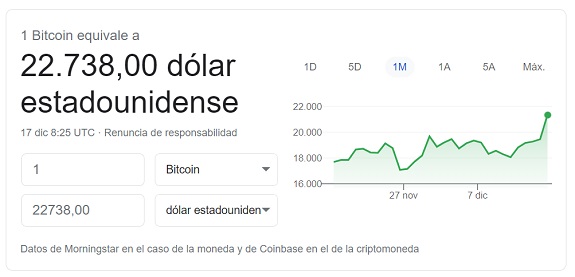 precio btc