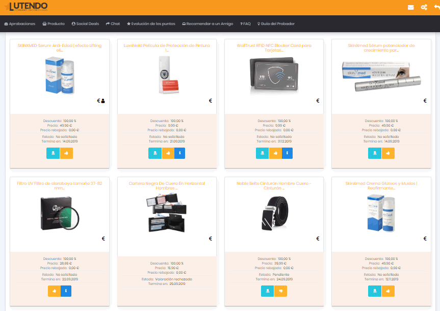 productos Lutendo