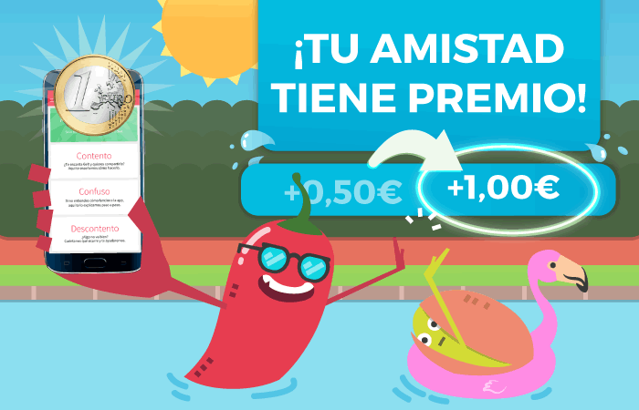 Promo de agosto en Gelt: 1€ por referido promo agosto