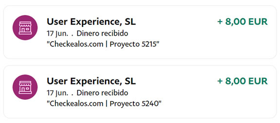 Proyectos pagados