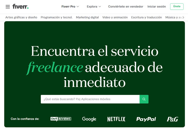 Así es Fiverr
