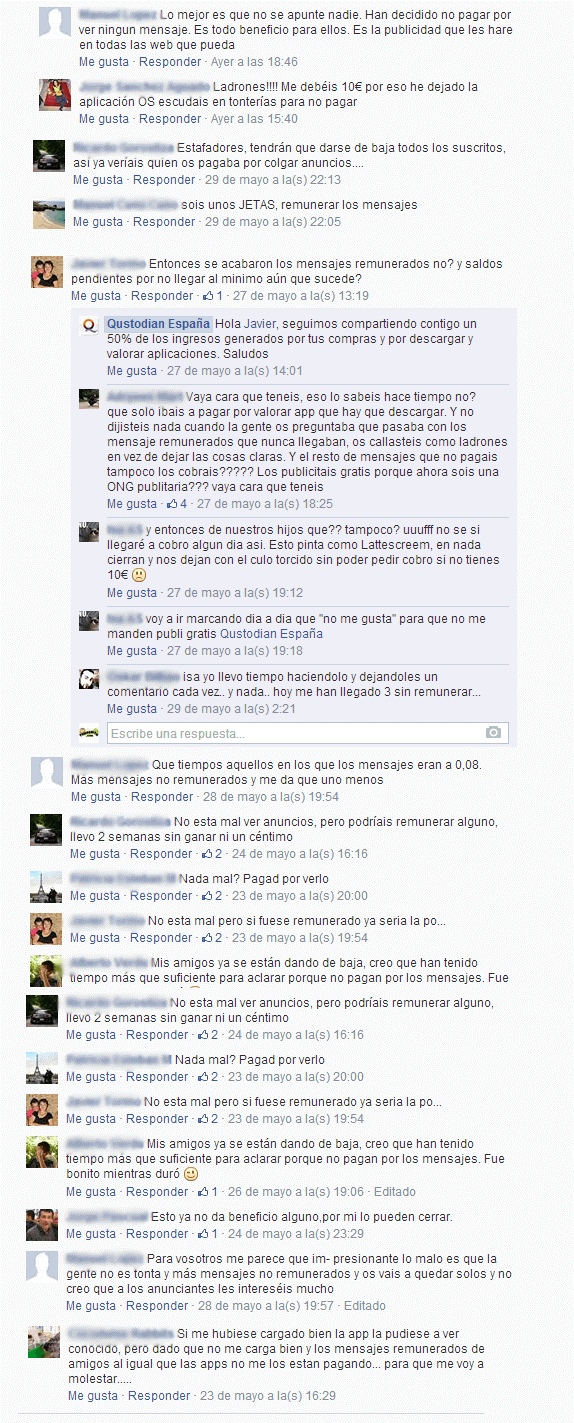 Los usuarios también se quejan por facebook quejas-facebook