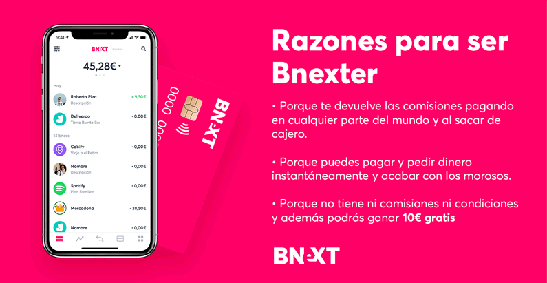 Razones para ser Bnexter razones