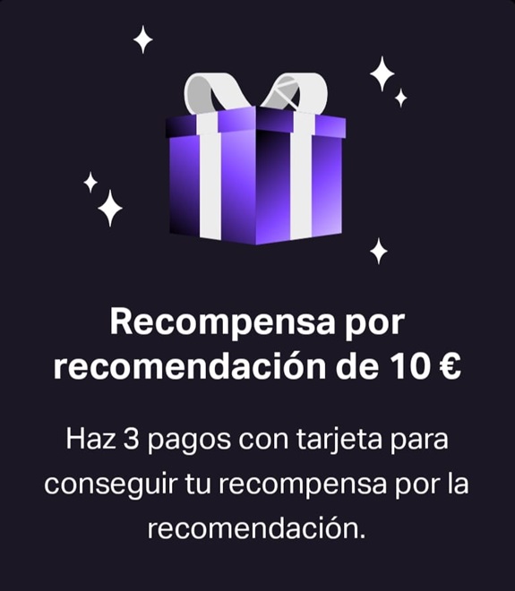 Recompensa por recomendación de 10€