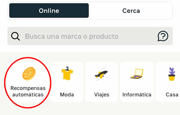 Recompensas automáticas