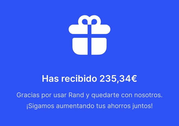 Recompensas recibidas