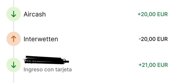 Reembolso de 20€