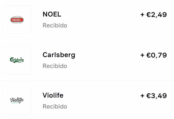 Reembolso recibido