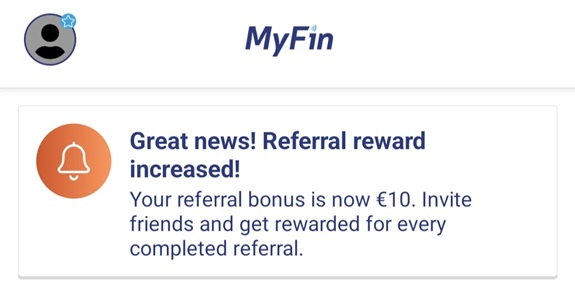 10€ por referido en MyFin