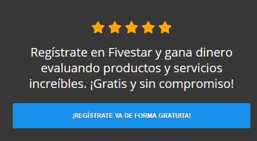 Regístrate en Fivestar y empieza a ganar dinero registro
