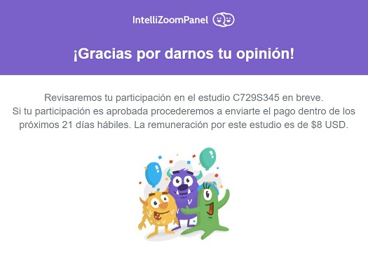 Otros 8$ por una encuesta gracias
