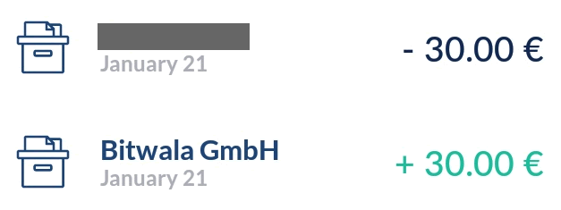 Retirando los 30€ de Bitwala retiro de Bitwala