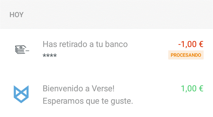 Retiro solicitado de 1€ retiro-solicitado