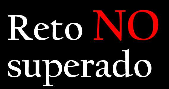 Reto NO superado reto-no-superado