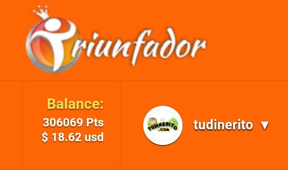 Mi saldo en Triunfador después de 33 apuestas acertadas saldo