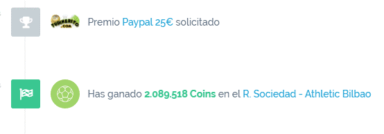 Premio solicitado en Playfulbet premio
