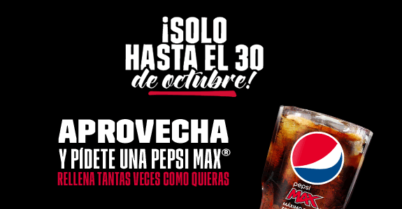 Sólo hasta el 30 de octubre solo