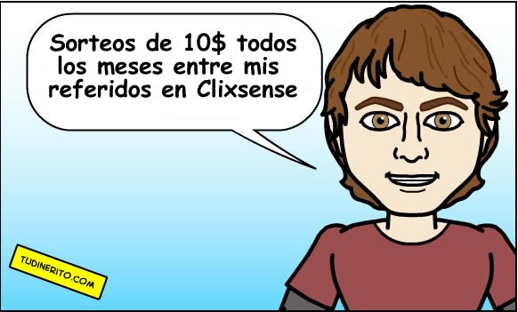 Todos los meses sortearé 10$ entre mis referidos sorteo referidos