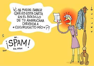 Chiste: Spam en el bolsillo spam