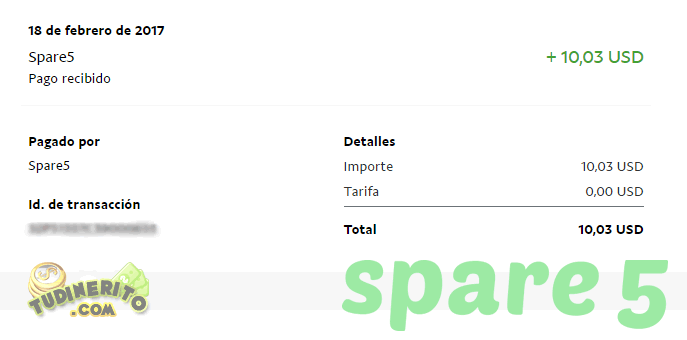 Spare5 pago