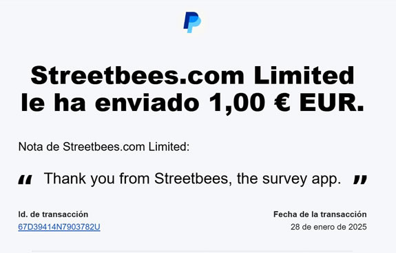 StreetBees sigue pagando en 2025
