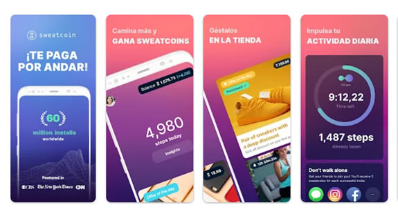 Sweatcoin paga por andar