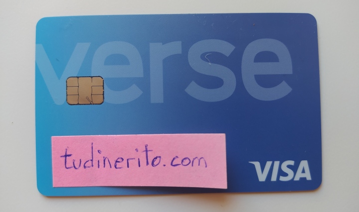 Así es mi tarjeta VISA de Verse Tarjeta Verse