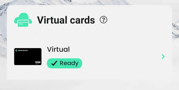 Tarjeta virtual de Green Nation